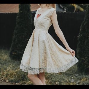 Vintage lace dress